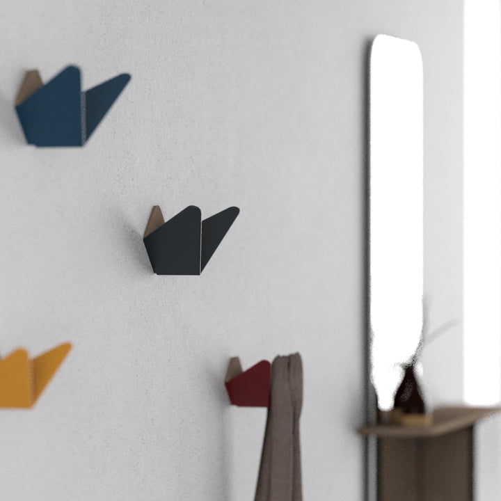 Crochet mural papillons de Umage