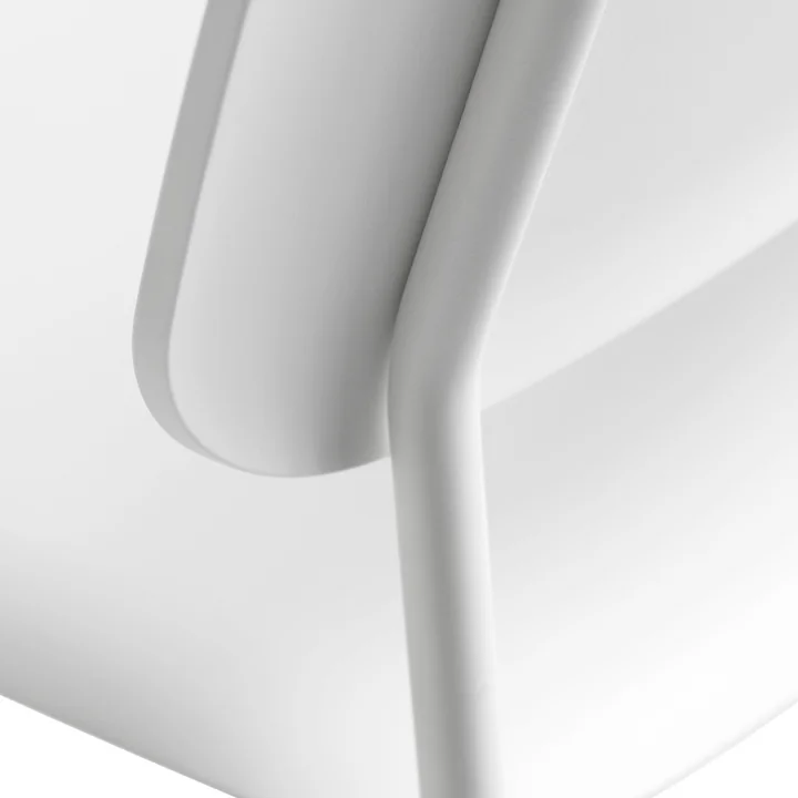 La chaise Soft Edge P10 de HAY, blanc / blanc