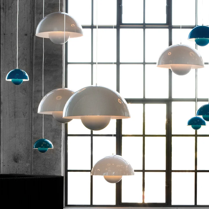 FlowerPot Lampe suspendue VP1 en blanc de & Tradition en différentes couleurs et tailles