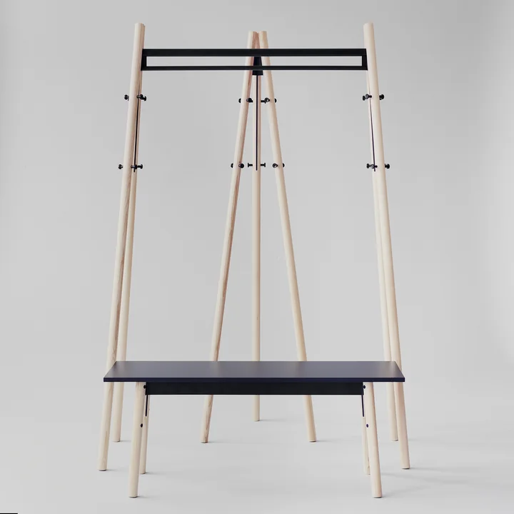La garderobe Artek - Kiila, portemanteau et banc