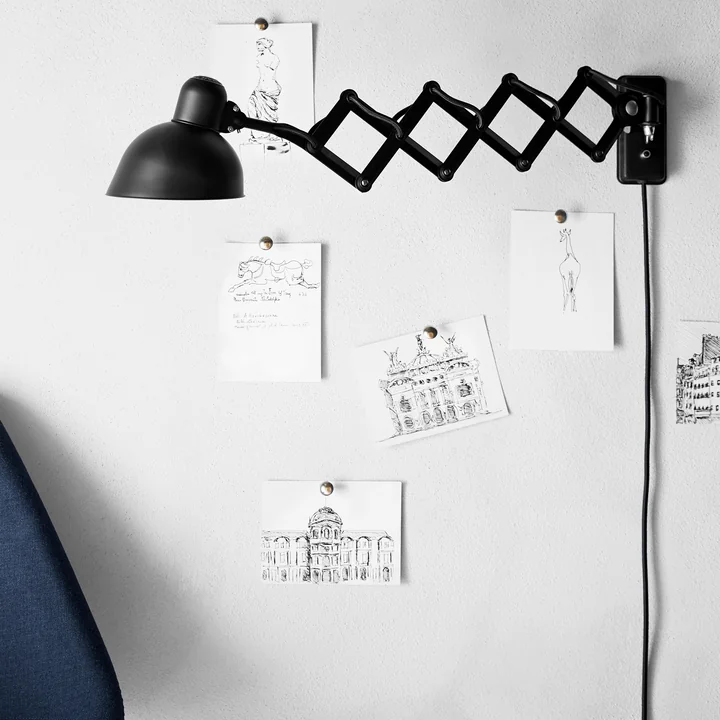 KAISER idell 6718 Lampe à ciseaux Applique murale de Fritz Hansen