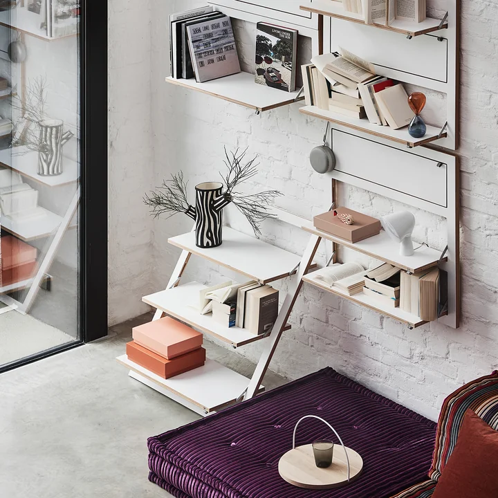 Ambivalenz - Etagère murale  Fläpps et étagère adossée