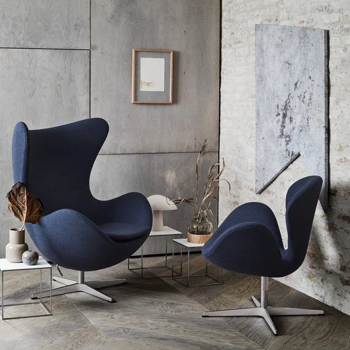 Egg Chair et Fauteuil Cygne de Fritz Hansen