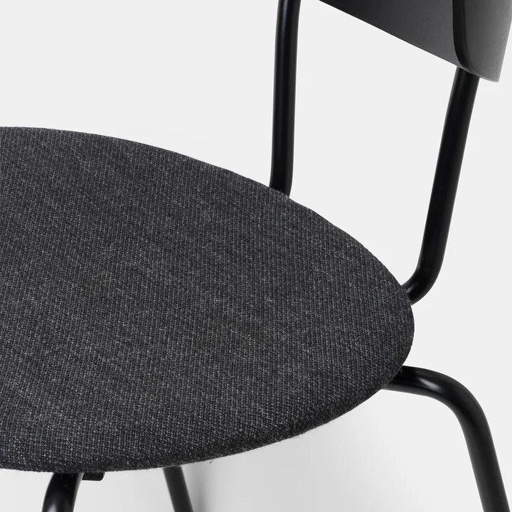 Herman Chaise de Ferm Living en Fiord gris foncé / noir