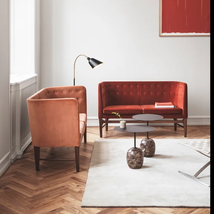 The Moor tapis AP7 de & tradition 200 x 300 cm en rosée beige