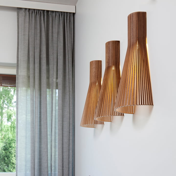 Secto Small 4231 Applique en noyer de Secto