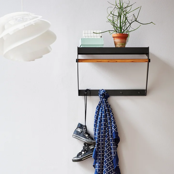 Copenhagen City Rack by Cane-Line en teck / gris lave