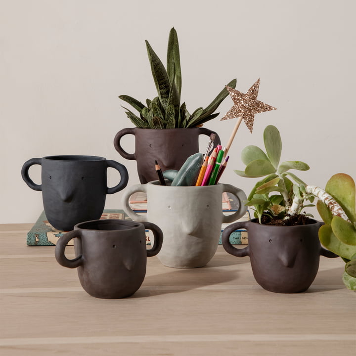 Pot à fleurs de musc de ferm Vivant dans différentes tailles et couleurs