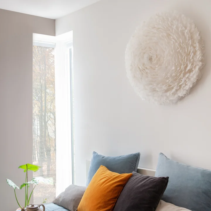 Eos Up Plafonnier et applique murale Ø 70 x H 27 cm de Umage en crème