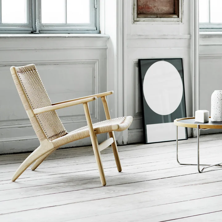 CH25 Fauteuil de Carl Hansen en chêne savonné / naturel