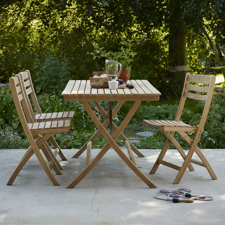 Selandia Table 147 x 75 cm de Skagerak en teck