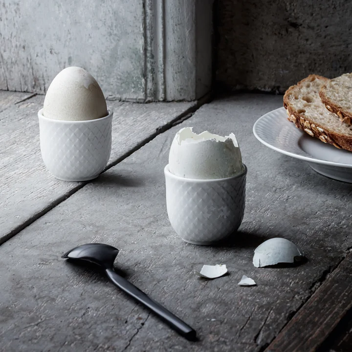Rhombe Coquetier de Lyngby Porcelæn