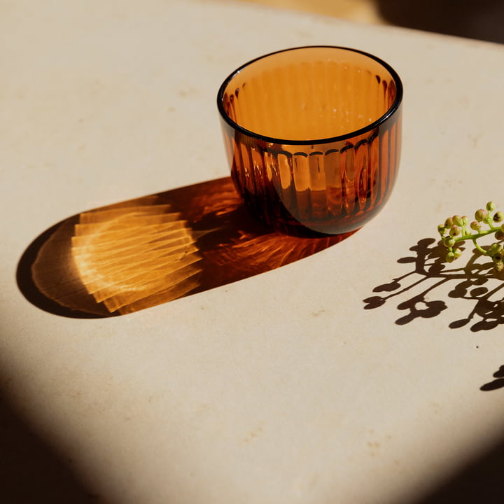 bougeoir Raami d'Iittala en orange Séville