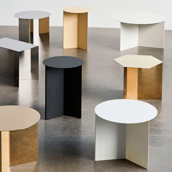 Slit Table de HAY en différentes couleurs et formes