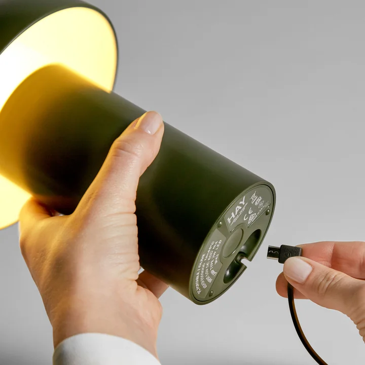 PC Portable LED Luminaire de HAY en olive (RAL 6003)