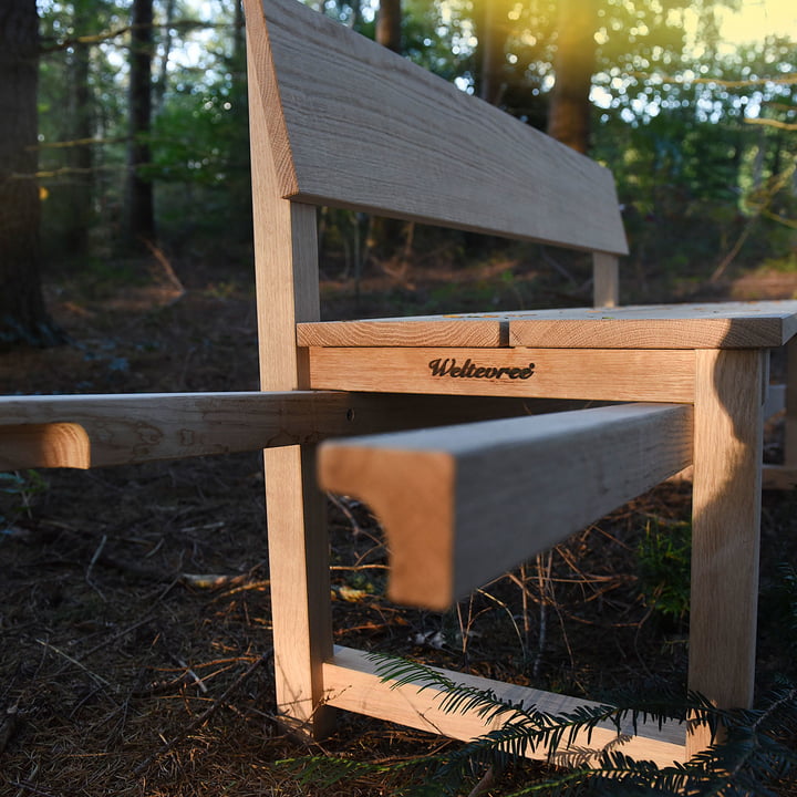 Wheelbench de Weltevree dans la nature 