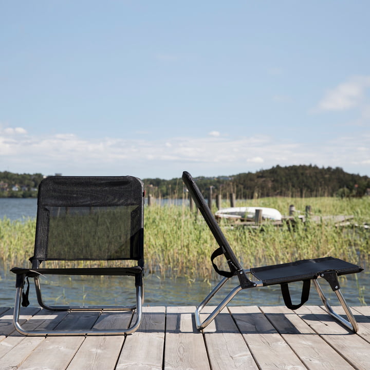 Quick Chaise de plage de Fiam en noir