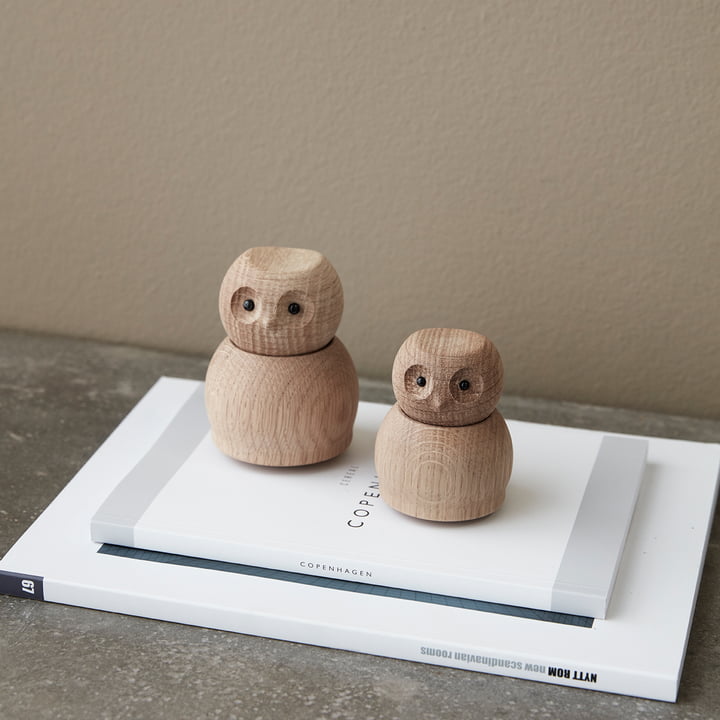 Figurine en bois de chouette par Andersen Furniture