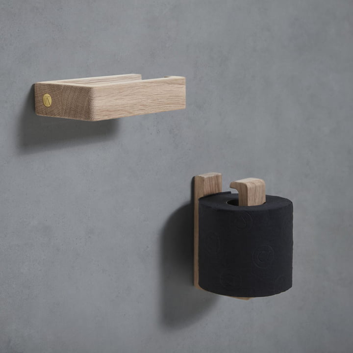 Porte-papier hygiénique en chêne d'Andersen Furniture