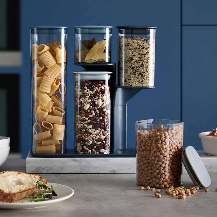 Podium Jeu de bacs de rangement avec support 5 pièces de Joseph Joseph in ocean / sky