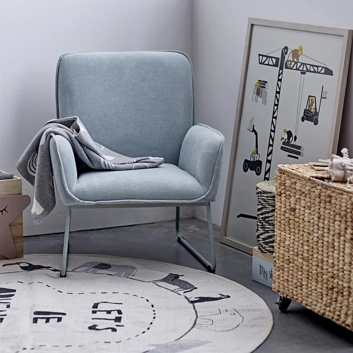 Tapis de jeu animaux Ø 130 cm de Bloomingville