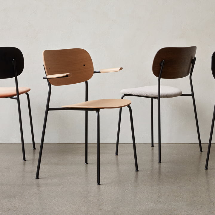 Co Dining Chair avec et sans accoudoirs de Audo