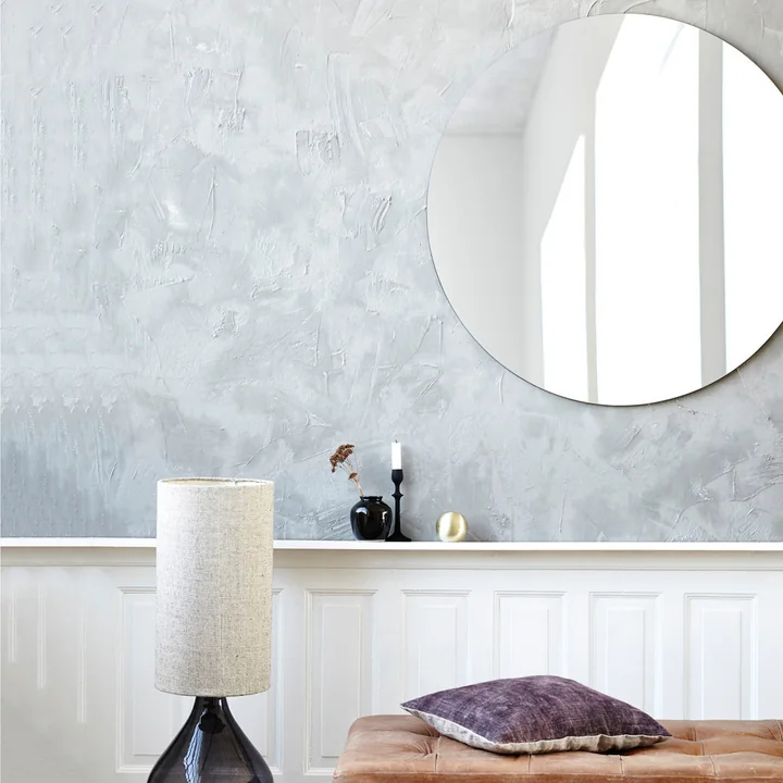 Walls Miroir Ø 80 cm de House Doctor en clair