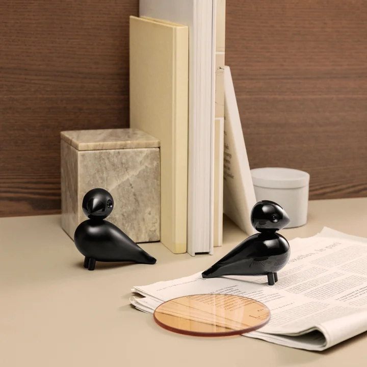 Turteltauben de Kay Bojesen en noir