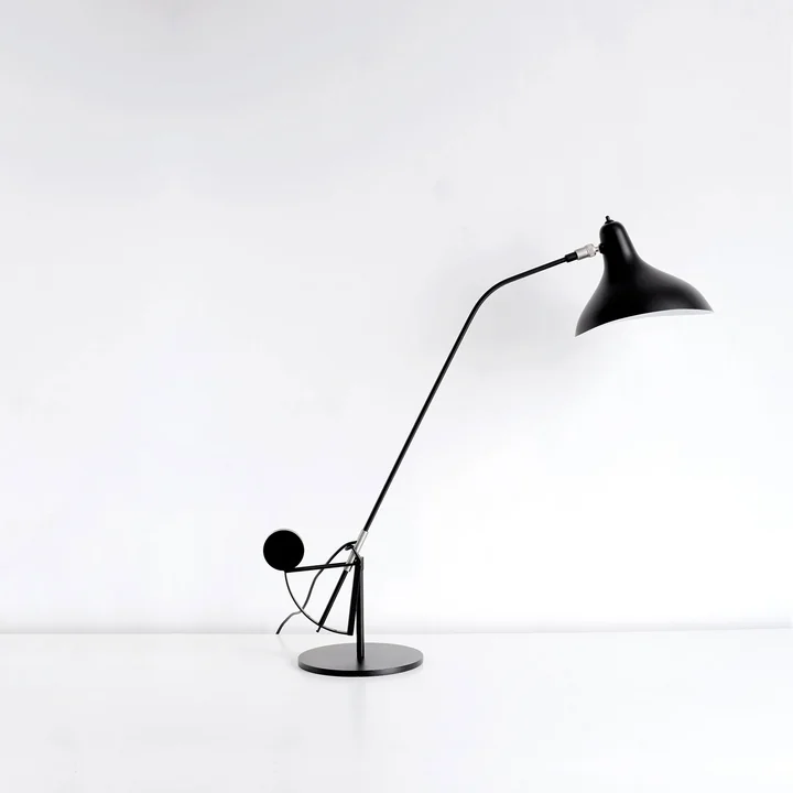 Lampe de table Mantis BS3, noir de DCW