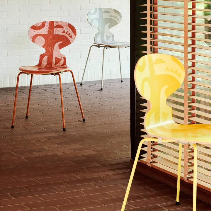 La chaise Ant Deco Silhouette par Fritz Hansen