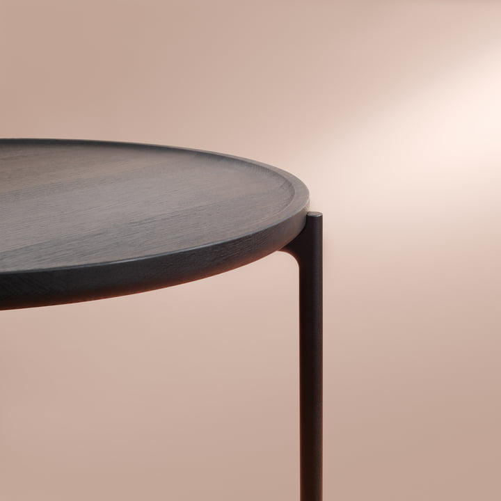 Savoye Table basse ronde de Eva Solo en noir