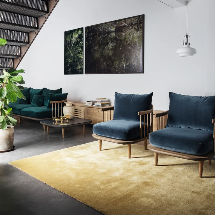 Fauteuil mouche SC10 de & tradition fumé au chêne / Harald 2 (182)