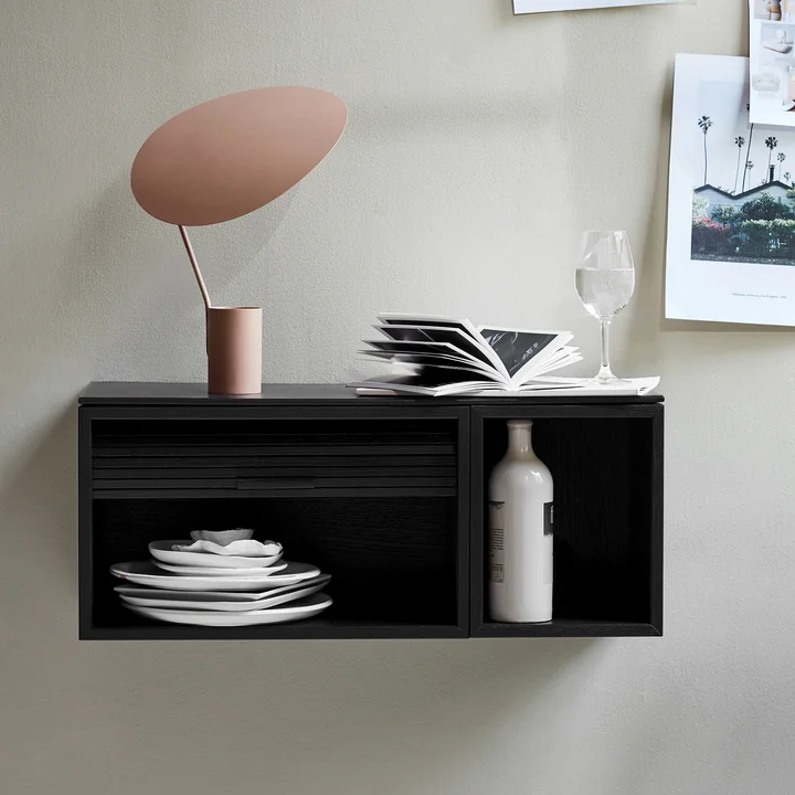 Hifive Slim 75 Armoire murale Northern en chêne noir