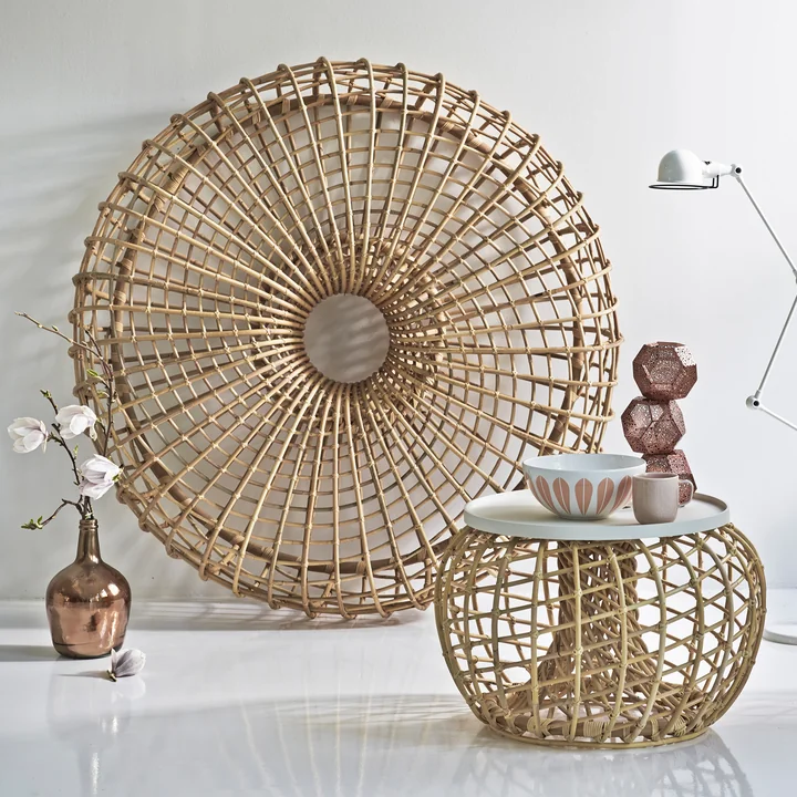 Nest Tabouret d'intérieur Ø 130 cm, naturel de Cane-line