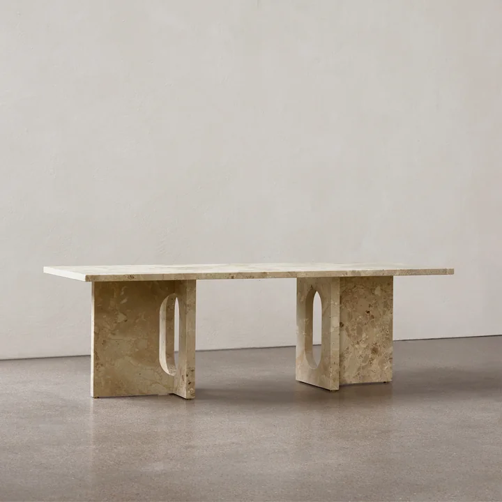 Androgyne Lounge Table, 120 x 45 cm, sable de Audo