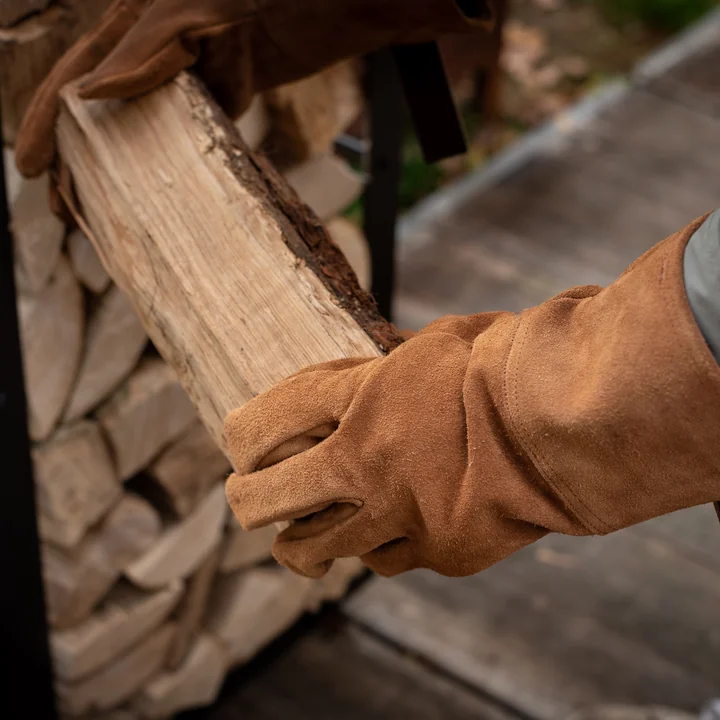 Gants de grill Weltevree en acier pour four d'extérieur de couleur marron
