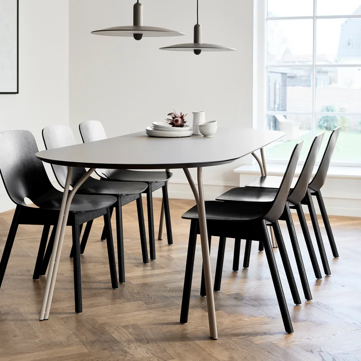 Table d'arbre 220 x 90 cm de Woud