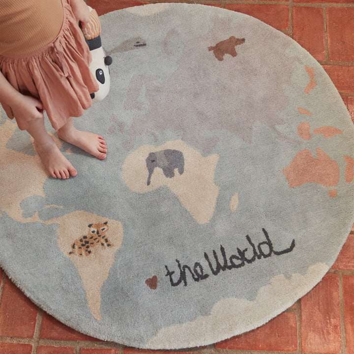 Tapis de jeu The World Ø 120 cm de OYOY