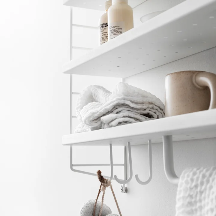 Pocket Métal de String en blanc