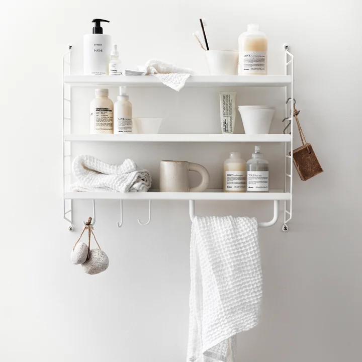 Pocket Métal de String en blanc