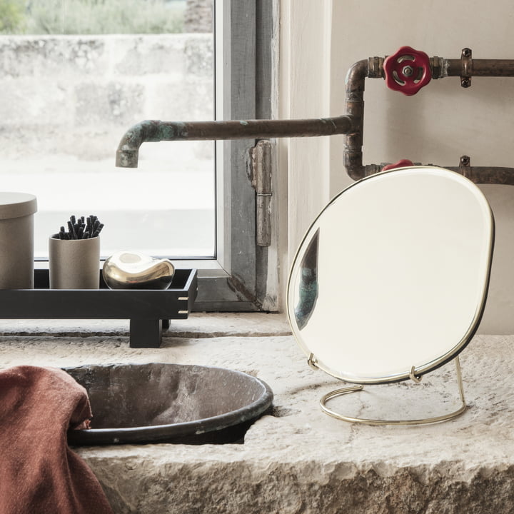 Pond Miroir de table et accessoires bon Boîte de rangement par ferm Living