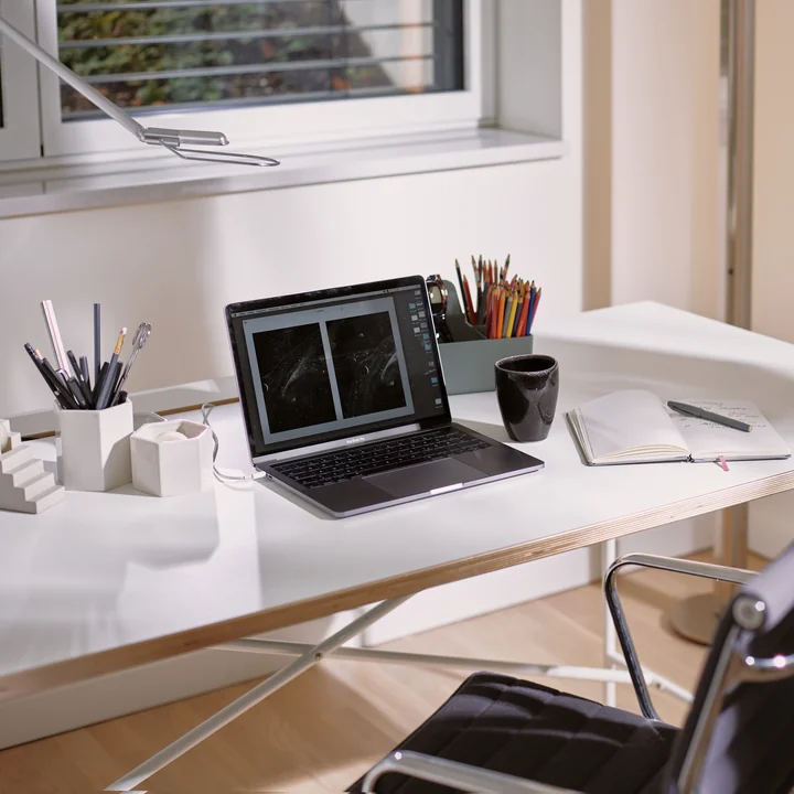 Vitra - Hexagonal Containers, gris clair