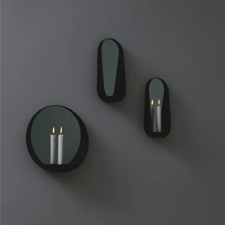 Glim Candle Miroir mural de Gejst
