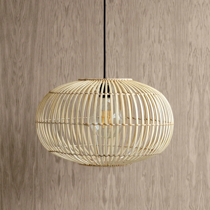 Zep Abat-jour en bambou, Ø 38 x H 26 cm, naturel de Broste Copenhagen