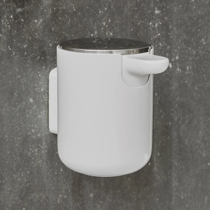Bath Distributeur de savon mural de Audo en blanc