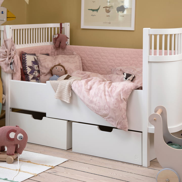 Tiroir de lit pour le lit Sebra , Baby & Junior de Sebra