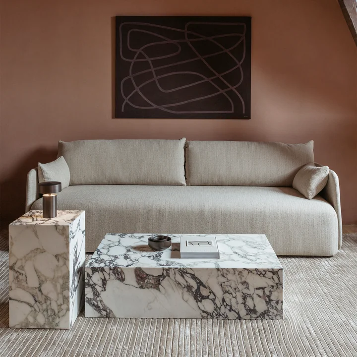Canapé design confortable en beige