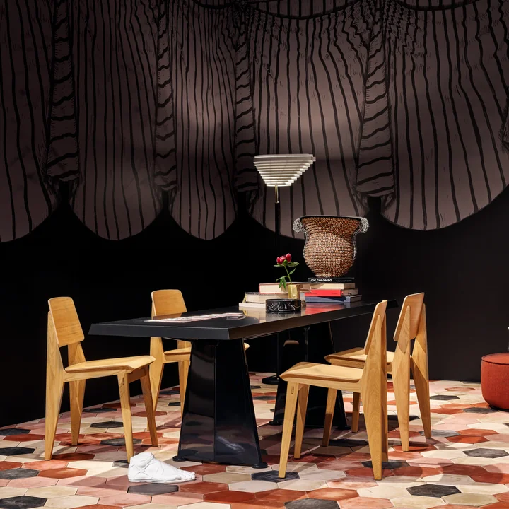 Chaise Tout Bois Président de Vitra