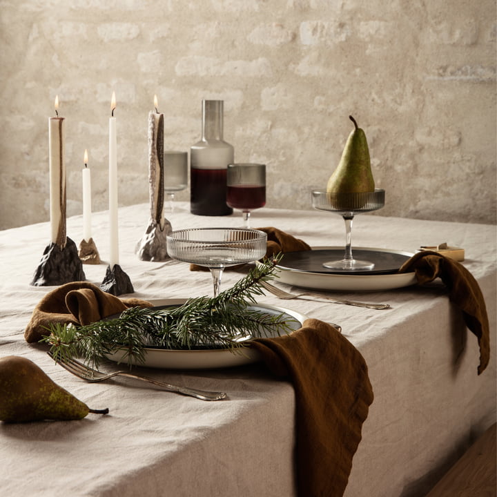 Bougeoir en Stone de Ferm Living