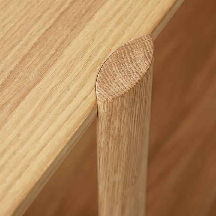 Leaf Étagère, 1 x 2, chêne de Form & Refine